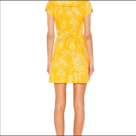 SOLD ❤️New Free People A Thing Called Love mini yellow - Picture 4 of 9